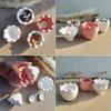 2pcs Egg Shaped Jar Resin Mold with Lid, Easter Silicone Mold Epoxy Resin, Jewelry Ornaments Holder Mold DIY Art Craft Home Easter Decorations