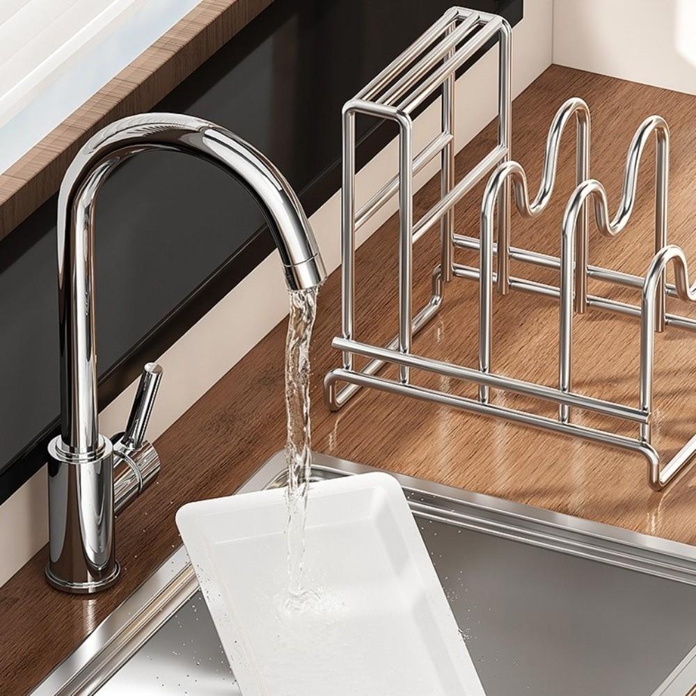 Rustproof Cutting Board Holder Stainless Steel Pot Lid Stand New Pot Lid Rack For Cabinet