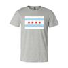 Флаг города Чикаго с эффектом потертости - Иллинойс, Футболка с гордостью за родной город