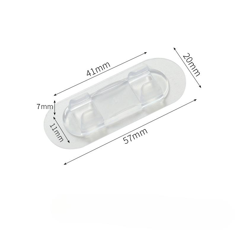 10 шт. фиксатор для проводов, не требующий пробивки, настенный кабельный органайзер с самоклеящейся высоковязкой основой для хранения и фиксации