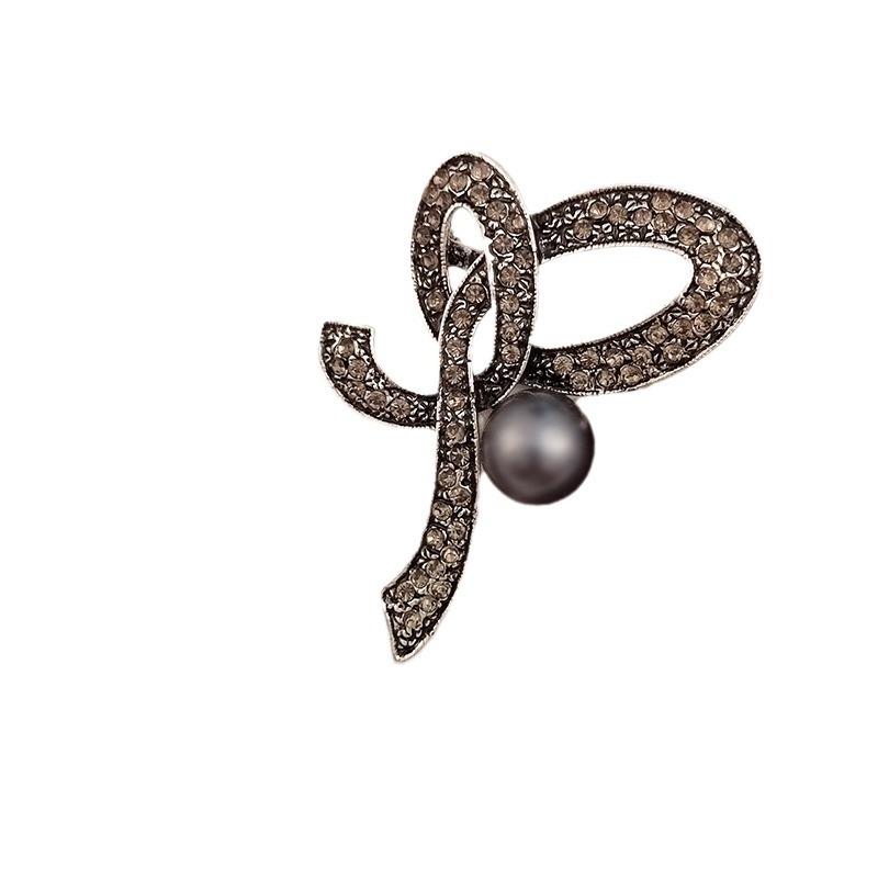 Модная ретро-брошь, женские аксессуары, жемчужная брошь для свитера, индивидуальная пуговица, атмосферная булавка