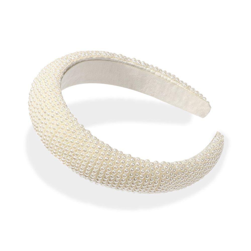 Роскошный обруч для волос повязка на голову со стразами жемчугом тиара в стиле барокко полностью из хрусталя свадебный головной убор