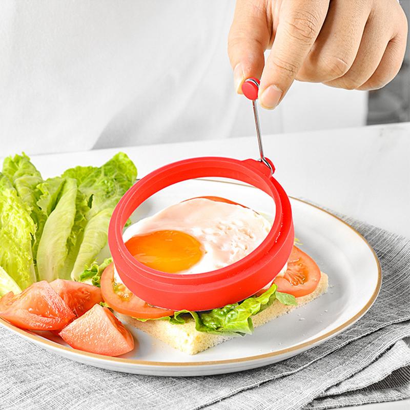 2 шт. большие формы для омлета на завтрак, жареные яйца, пищевая силиконовая форма для яиц, блинов, кулинарная форма для жарки яиц, кухонный гаджет