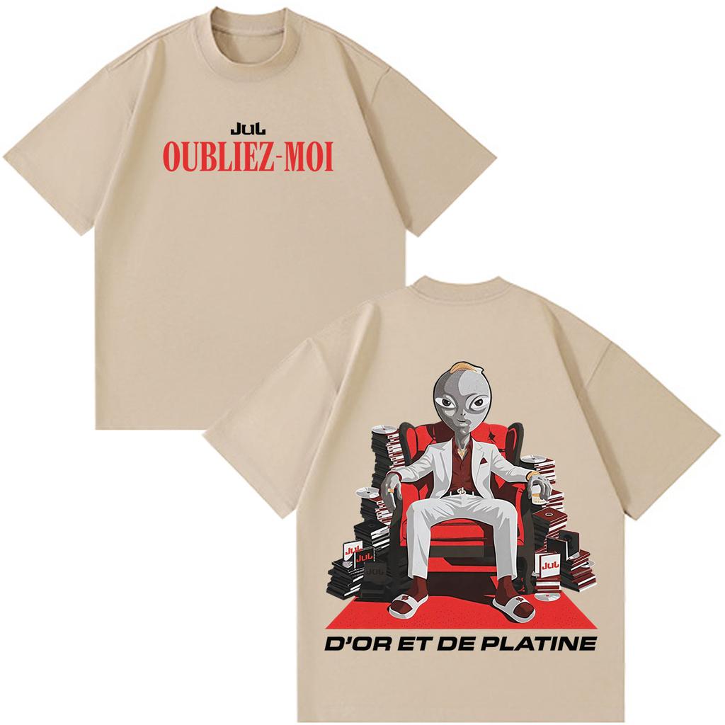 Rapper Jul Fashion Tour 2026 Print T Shirt Unisex Unisex Fashion Tshirt Summer Shortsleeved Cotton Aesthetic Trend Loose Tshirts