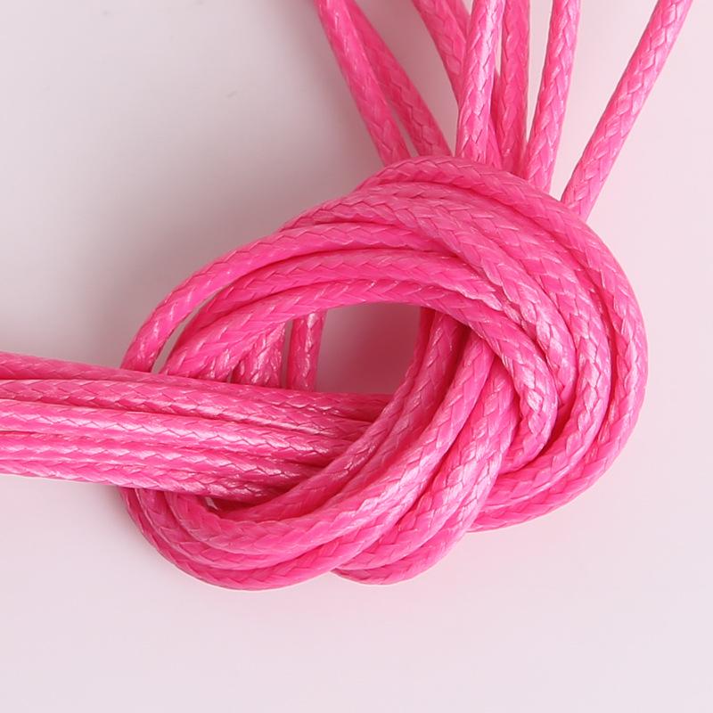 Корейский вощеный шнур (1-2мм) для самодельных украшений: Шнур из искусственной кожи для ожерелий и браслетов