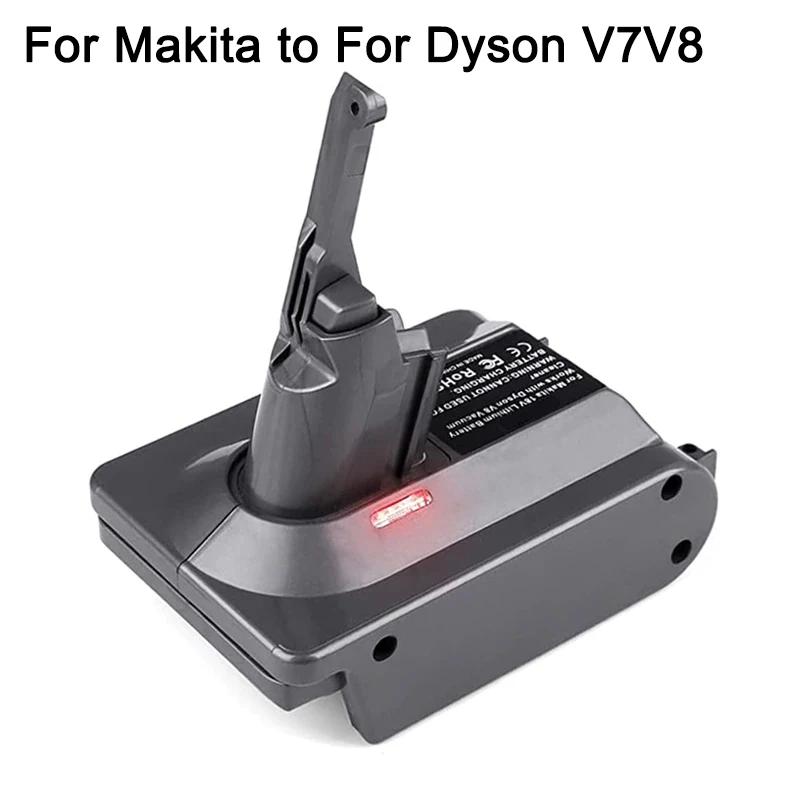 Battery Converter Adapter For Makita/Dewal/Milwaukee/Bosch/Ryobi 18V Li-ion Battery To For Dyson V6 V7 V8 Animal Vacuum Cleaner