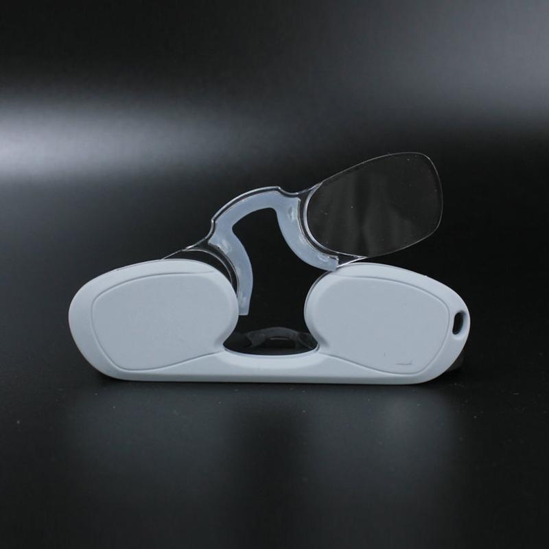 Ultra Reading Thin Glasses Nose Resting Pinching Readers Universal Pod Case