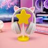 3D-печатная подставка для наушников, Держатель для гарнитуры в форме звезды, Подставка для наушников с держателем для кабеля, Гибкий подголовник с прочным основанием для наушников всех размеров