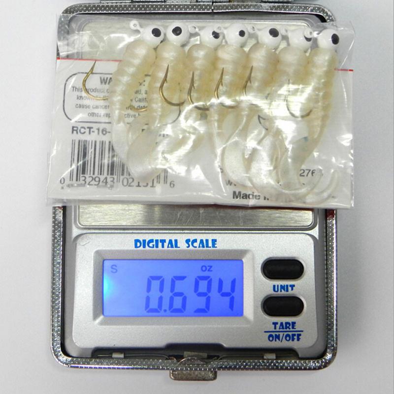 Рыболовные приманки для ловли морского окуня, мягкие приманки, джиг-головки, вращающиеся хвосты, черви, 7 шт./лот