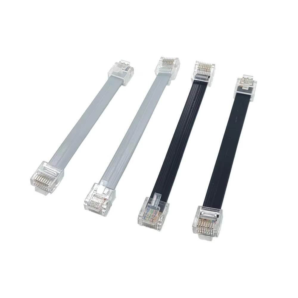 8P8C Connector Flat Ethernet Cable 5/10/20/30cm RJ45 Ethernet Cable for PS5/Xbox/PS4/PS3 For NAS