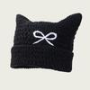 DU Japanese Style Little Devil Cat Ear Crochet Beanie