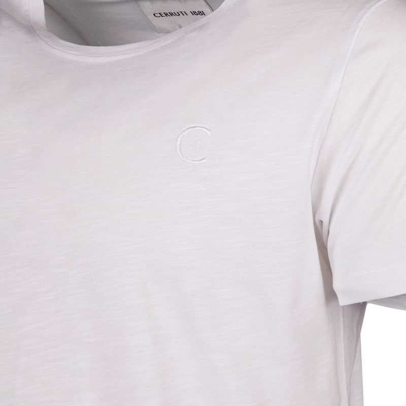 Мужская футболка из хлопка цвета акваросса CERRUTI