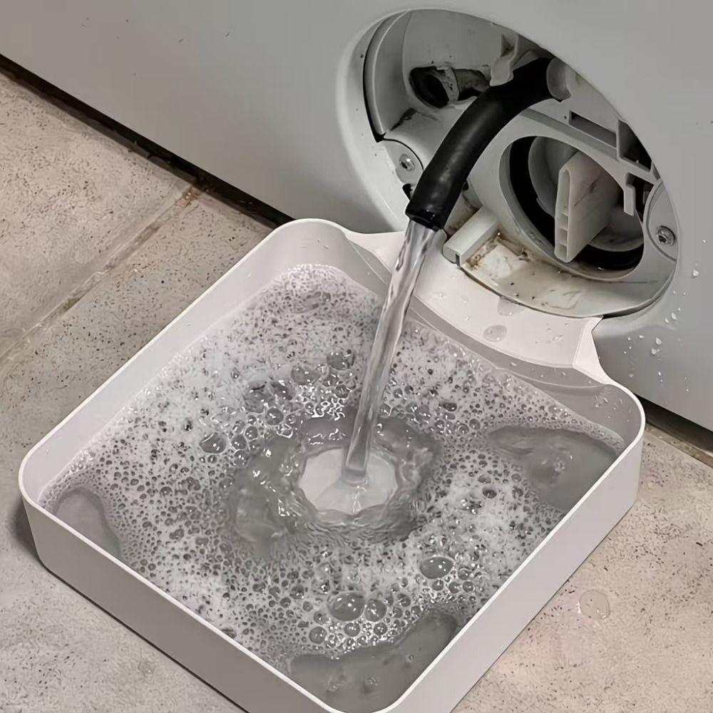 Simple Washing Machine Drain Tray Anti-Overflow Drain Pan Floor Protection