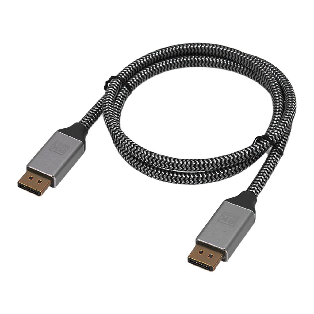 Кабель DisplayPort с позолоченными разъемами «папа» — «папа», шнур-адаптер DP 1.4 для компьютерного монитора