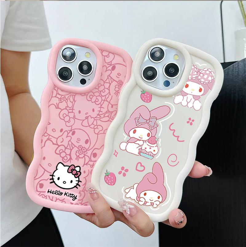 Red Line Hello Kitty Case For Huawei Honor 400 Lite Pro 90 Lite X9A X9B X9D X8A X8C X8B X8 X7A X7B X7D X5C 5G Cinnamoroll Cover
