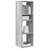 VidaXL Bookcase Sonoma Grey 34x31x112 Cm Engineered Wood, Storage Cabinet, Storage Shelf, Unit of 860288