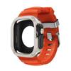 Силиконовый ремешок+Чехол из ТПУ и ПК для Apple Watch Ultra 3 2 1 49 мм для iWatch Серии 11 10 46 мм ремешок для Iwatch 9 8 7 6 5 4 45мм 44мм