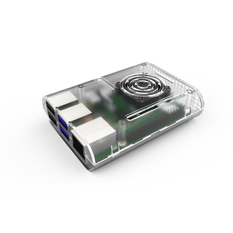 Raspberry Pi 4 B ABS Case Black White Clear Case for Raspberry Pi 4 Model B