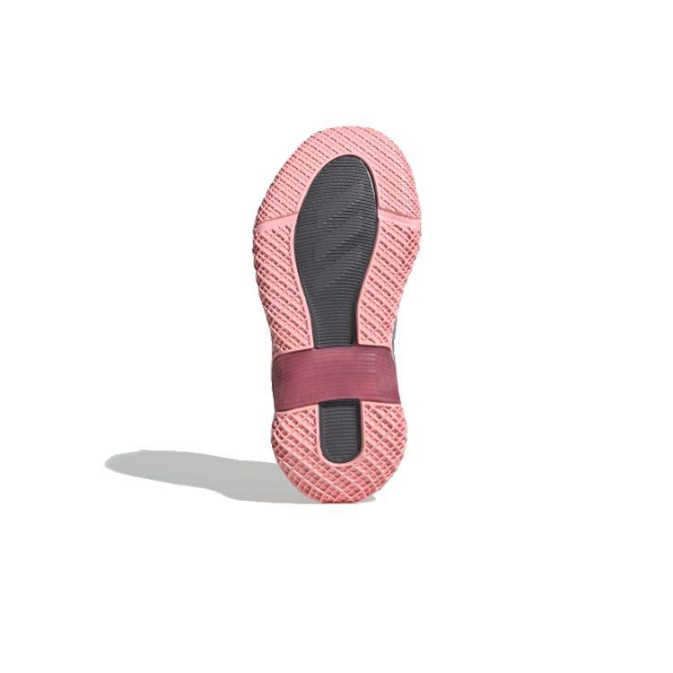 adidas 4Uture Rnr El К Амортизирующая поддержка Низкие Детские Беговые Кроссовки Серый Розовый Детские FV2786