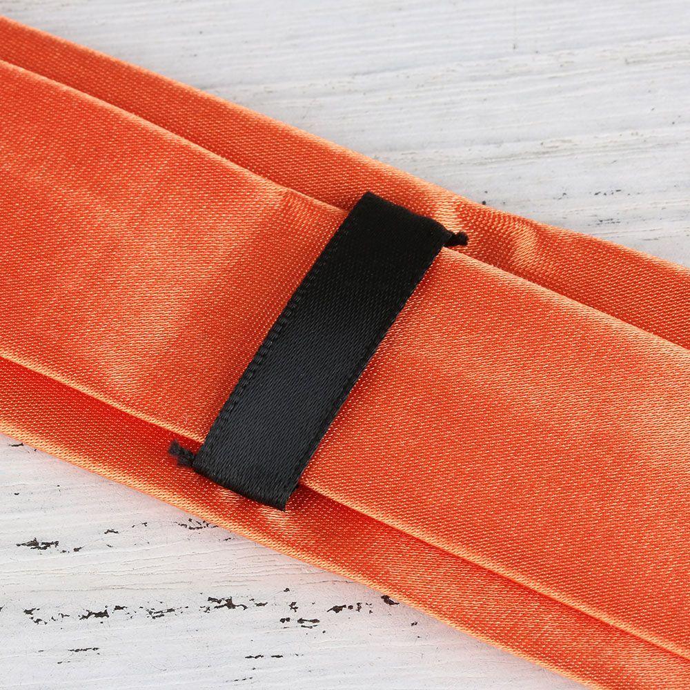 Узкий однотонный галстук-скинни из шелка