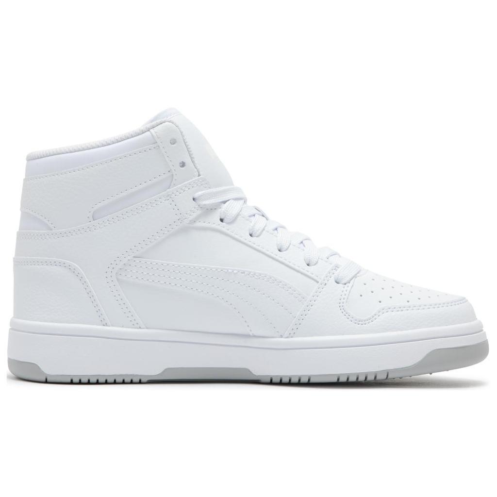 Puma Rebound Layup Comfortable Versatile Low-Top High-Top Sneakers Unisex Sneakers White 396144-01
