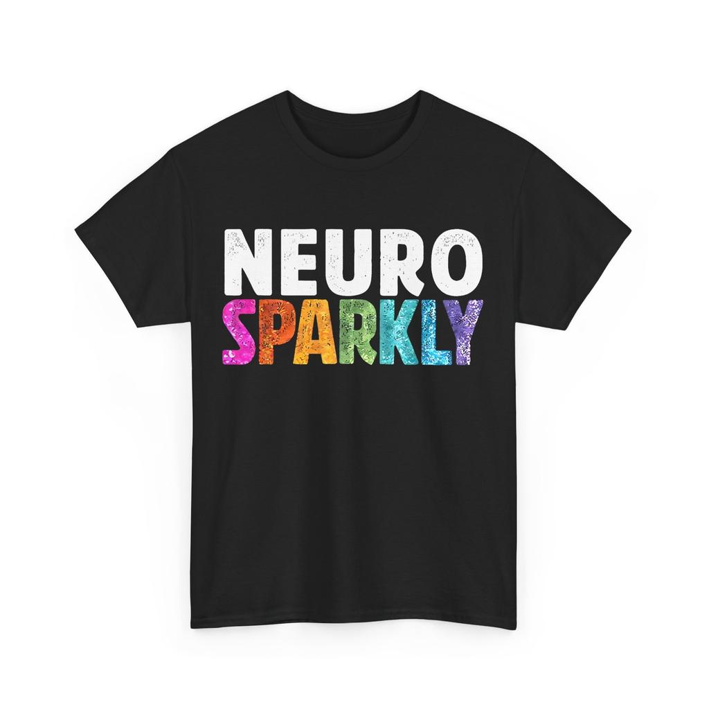 Autism Awareness Shirt, Neuro Sparkly Neurodivergent Autistic T-Shirt Mens Womens Tees Top