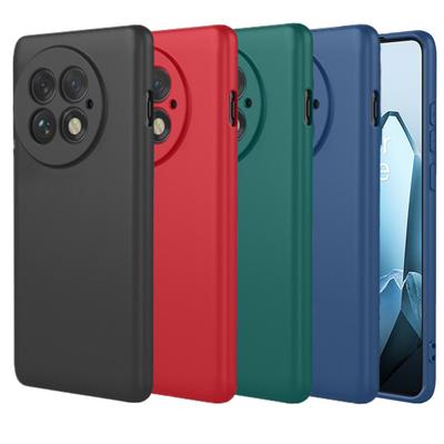 Гибкий чехол из жидкого силикона ТПУ для OnePlus 13 13R One Plus 12 12R Защитная накладка Бампер Fundas Coque Capa