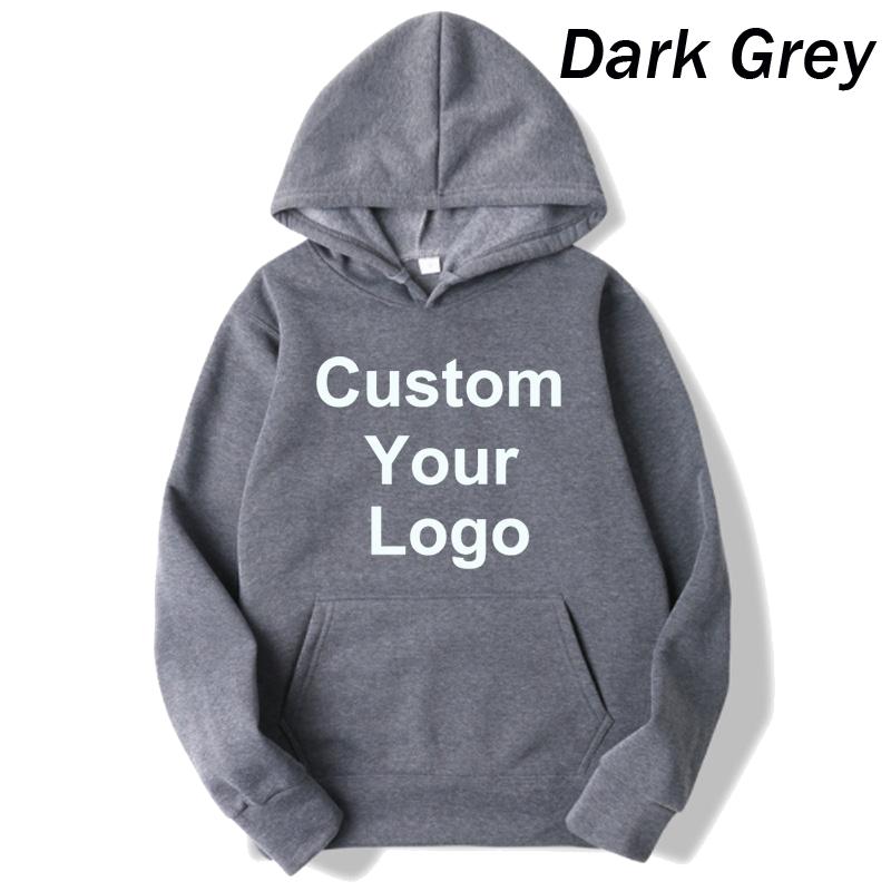 Custom Your Logo DIY12 Hoodies Men Women Customize Any Design Style Print Sweatshirt Hooded Streetwear