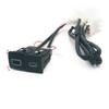 Автомобильное двойное зарядное устройство 12В/24В USB QC3.0 PD Type C Адаптер питания Подходит для Golf 6 Для Jetta 5 MK5 Для Scirocco 2006 - 2012