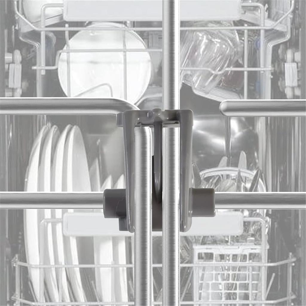 1 шт. Держатели для нижней корзины посудомоечной машины Зажимные клипсы для крепления корзины Клипсы для рядов зубцов для посудомоечной машины Замена MEG64438801 00611474