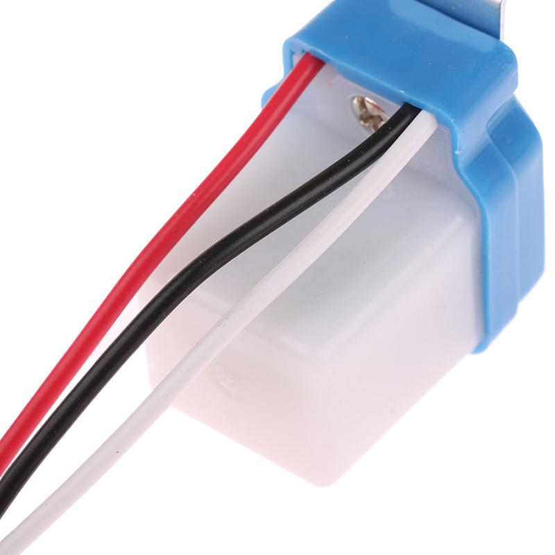Automatic On Off Photocell Street Lamp Light Switch Controller Dc Ac 12/24/110/220V 50-60Hz 10A Photo Control