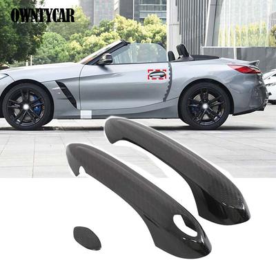 Настоящее углеродное волокно Для Toyota GR Supra A90 MK5 -2024 Для BMW Z4 Накладка на ручку наружной двери