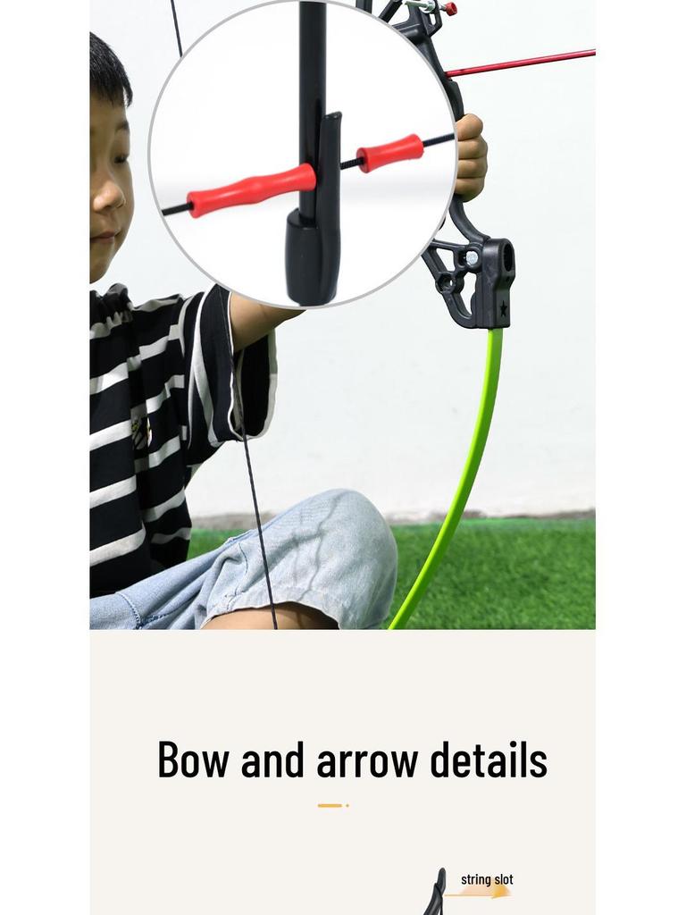 Kids' Recurve Bow and Arrow Set for Outdoor Archery and Sports