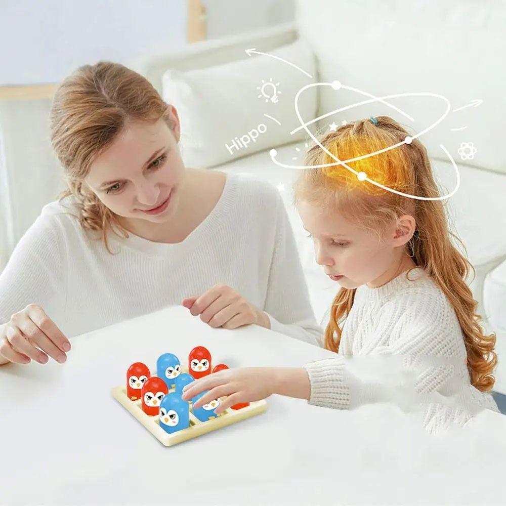 Interactive Tic Tac Toe Board Game 2 Players XO Chess Board Toys  Children/Kids
