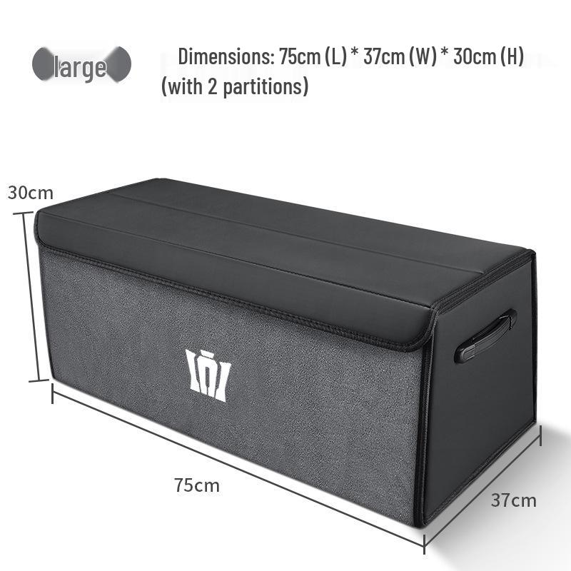 Toyota Crown Land Cruiser Trunk Organizer: Foldable Car Storage Box