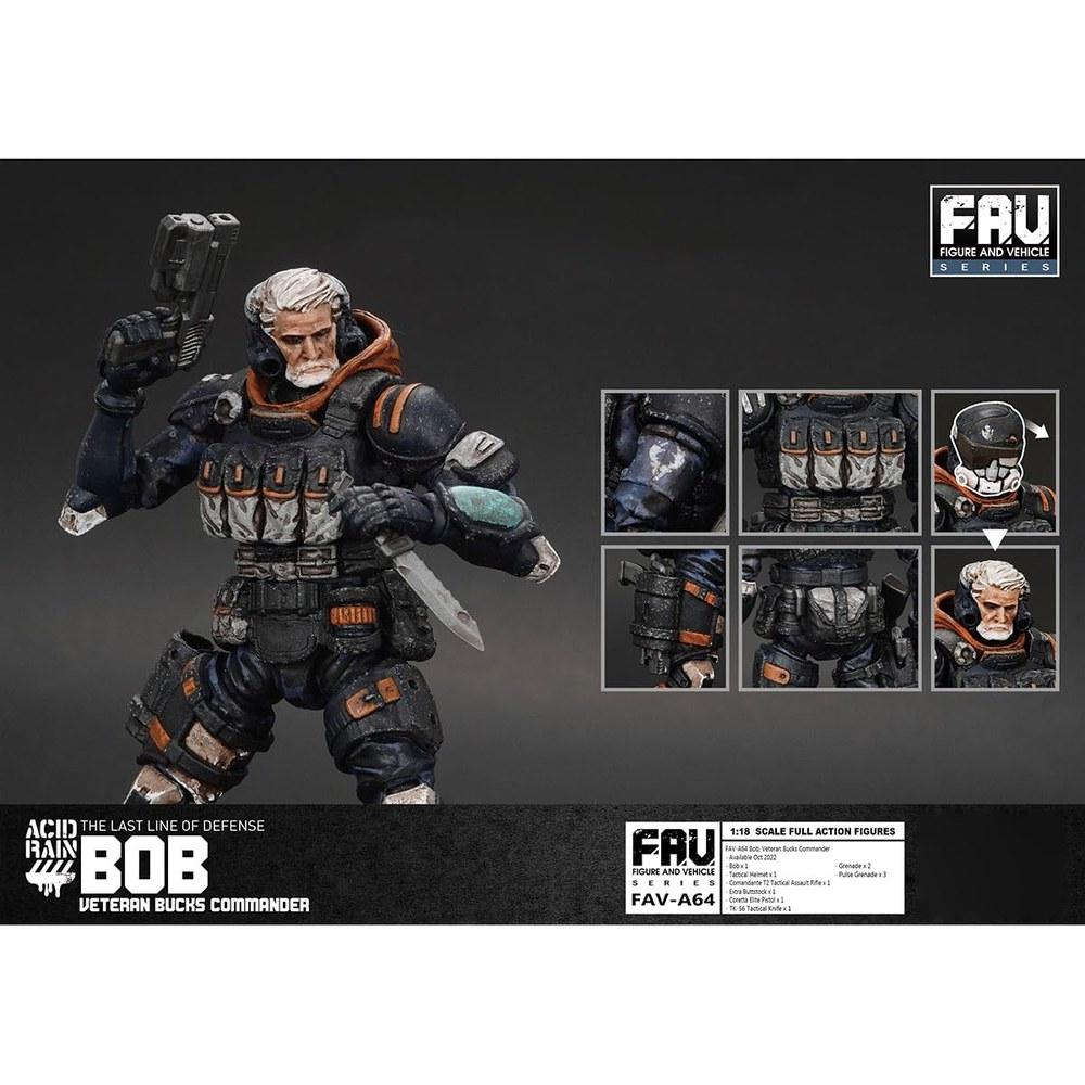 HiPlay Toy Alliance 1/18 Acid Rain FAV-A64 Bob Veteran Back Commander Movable Pre-painted Figure