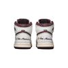 Jordan AJ1 Retro High OG TD Unisex Sail Cracked Leather Burgundy Crush DO7098-100