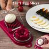 Multifunctional Egg Cutter Stainless Steel Egg Slicer Sectioner Cutter Mold Flower-Shape Luncheon Meat  Kitchen Tools Cooking