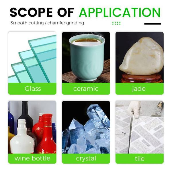 Диск для резки стекла 100 мм/4 дюйма, ультратонкий алмазный пильный диск для угловой шлифовальной машины, плитка, мрамор, обработка стекла, 1 шт./2 шт.