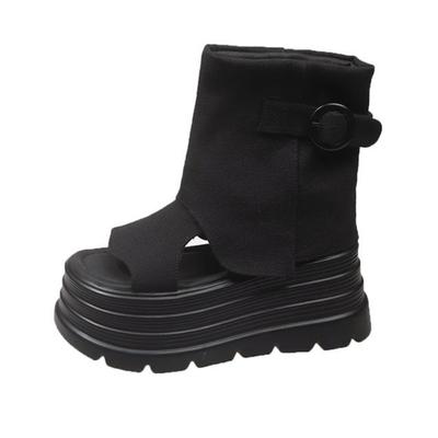 Мода 8 см Новые Летние Женские Сандалии на Платформе с Плоской Подошвой, Дизайн с Кисточками, Повседневные Сандалии, Обувь для Женщин, Шлепанцы, Римские Женские Ботинки