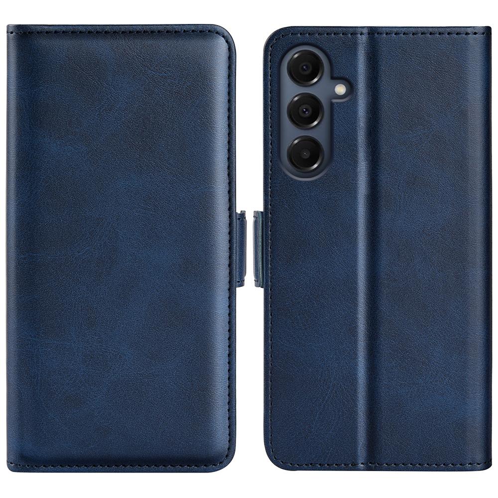 For Samsung Galaxy A17 Case Calf Texture Leather Wallet Phone Cover