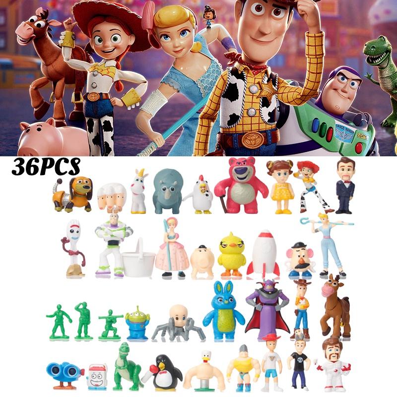 Toy Story 4 Collectible Figures Set Includes Woody, Buzz Lightyear, And More!