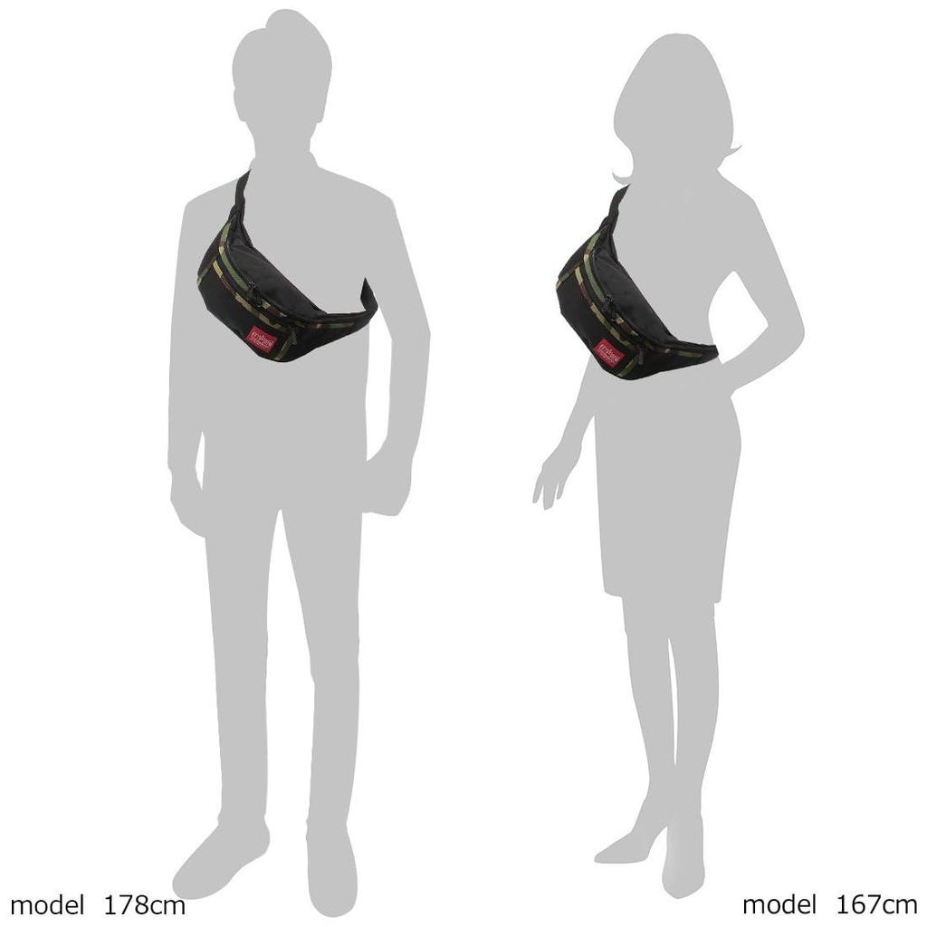 Сумка для тела Alley Cat Black MANHATTAN PORTAGE 1101 blkwcam [Manhattan Portage] Мужская Женская [Товар]