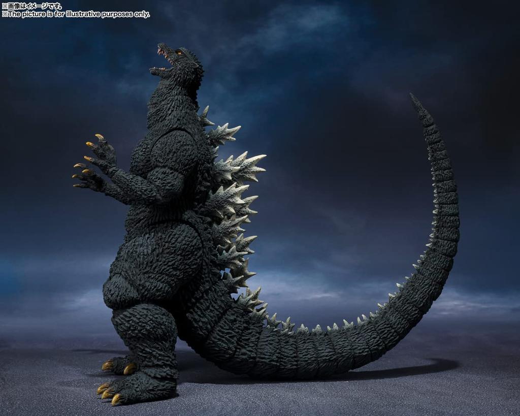 TAMASHII NATIONS Monster Arts Godzilla 160mm PVC Painted Movable Figure BAS62987 S.H. (2004) Approx.