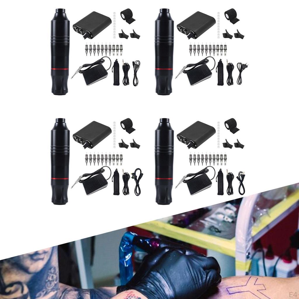 Комплект тату-машины роторный с ручкой источника питания для художника