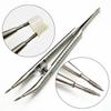 1 Piece Dental Jacket Grip Forceps Crown Spreader Remover Crown Telescope Tweezer Jaw Dental Diamond Pin Plier