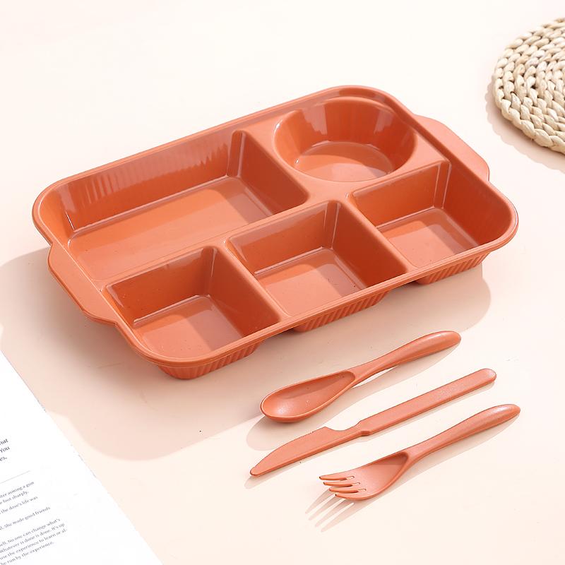 1/4 шт. Пищевая тарелка квадратная домашняя кухня многоразовая обеденная тарелка для взрослых порционный контроль диета 3 отделения безопасна для микроволновой печи