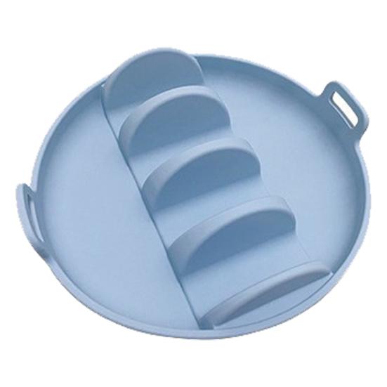 Силиконовый держатель для тарелок для тако, блюдо для буррито, большая вместимость, зажим для тортильи с 4 отделениями, держатели для тако для мягких и твердых тортилий 3,9"-8"