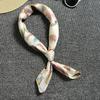 Retro 70X70Cm Small Square Scarf, Can Be Used As Headscarf, Women'S Spring, Autumn And Winter Small Silk Scarf Yiwu