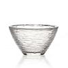 Japanese hammer grain glass tea cup crystal transparent cup Kung Fu tea set home owner small tea cup tea bowl G